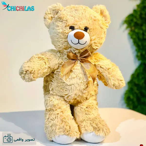 عروسک خرس تدی - عروسک ولنتاین - عروسک خرس ولنتاین - عروسک teddy - عروسک خرس قهوه ای - عروسک خرس پشمالو