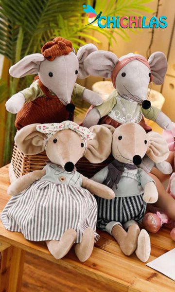 چیچیلاس - عروسک موش - عروسک ولنتاین - عروسک موش ولنتاین - عروسک سال ولنتاین - عروسک موش دختر و پسر