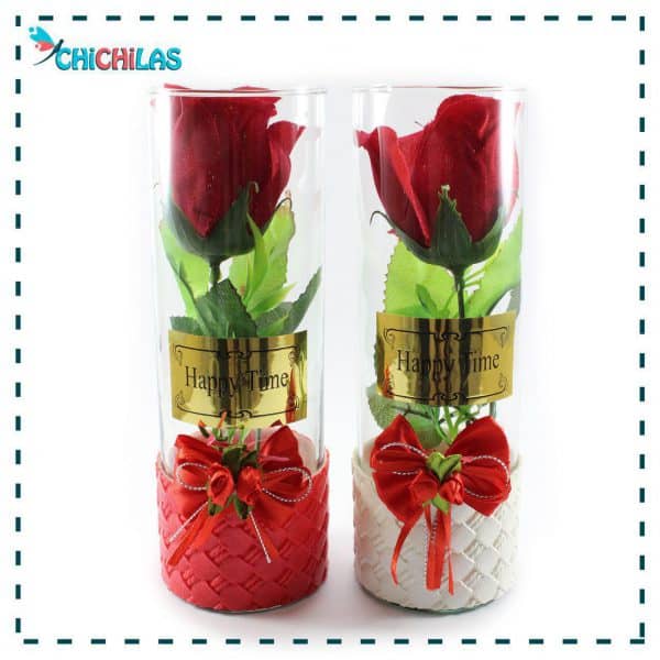 گلدان شیشه ای - گلدان دکوری - چیچیلاس - فروشگاه دکوری - گلدان رومیزی - کادویی - هدیه - ولنتاین