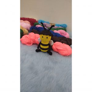 عروسک کاموایی زنبور (کد184)