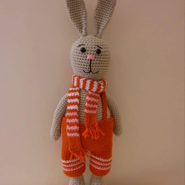 عروسک کاموایی خرگوش بازیگوش (کد261)