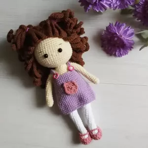 عروسک کاموایی سیلویا کوچولو (کد280)