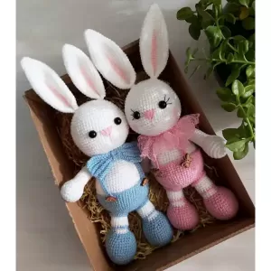 عروسک کاموایی خرگوش های کوچولو (کد305)