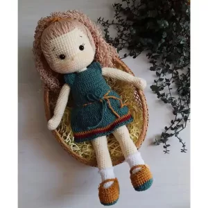 عروسک کاموایی دخترمایسا (کد347)