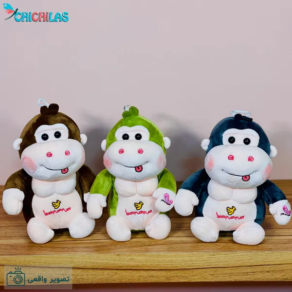 عروسک گوریل - گوریل عروسکی بچگانه - عروسک میمون - میمون عروسکی