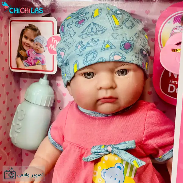 عروسک بچه سیلیکونی - عروسک نوزاد سیلیکونی - عروسک موزیکال بچه - عروسک موزیکال نوزاد
