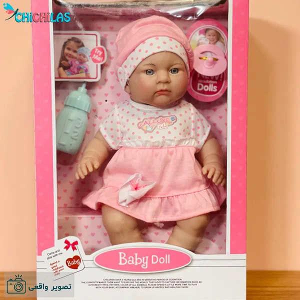 عروسک نوزاد دختر طبیعی - عروسک بچه دختر طبیعی - عروسک بچه سیلیکونی - عروسک نوزاد سیلیکونی