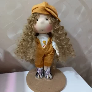 عروسک روسی دخترک مو فرفری کد:A66