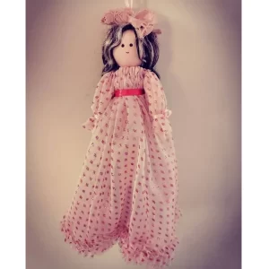 عروسک روسی مایا با لباس براق و توری کد:A106