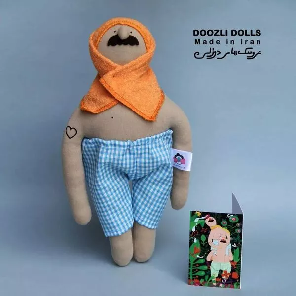 عروسک طیب و طاهر - عروسک های دوزلی - عروسک برای اقایان