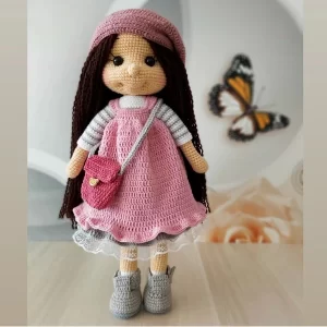 عروسک کاموایی گلسا خانوم کد:A115