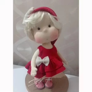 عروسک روسی دختر قرمز پوش کد: A114