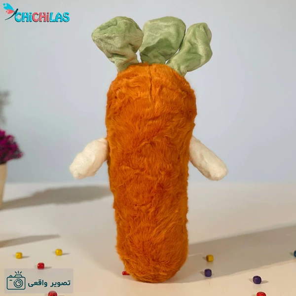 عروسک هویج - عروسک هویج پشمالو