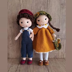 عروسک کاموایی ماریلا و آراد کوچولو(بسته دو عددی) کد:A121