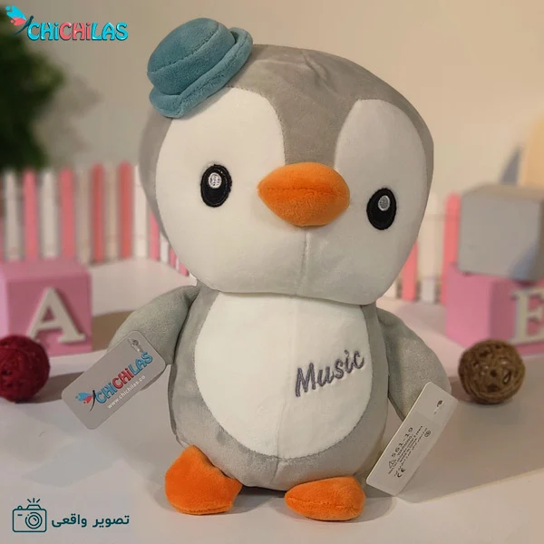 عروسک پنگوئن موزیک