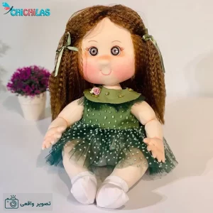 عروسک دست ساز دختر لپ گلی کد A127