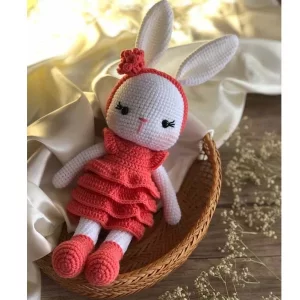 عروسک کاموایی خرگوش ملوس کد:A169