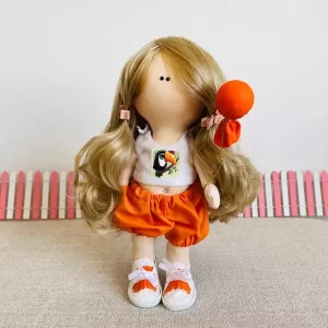 عروسک روسی دختر مو قشنگ سولینا کد:A174